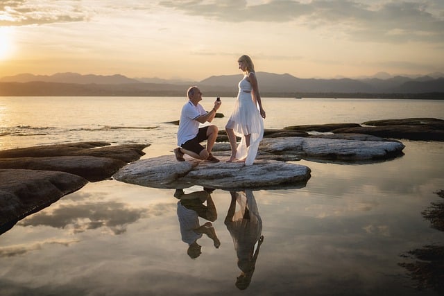 Professional Wedding Proposal by the sea