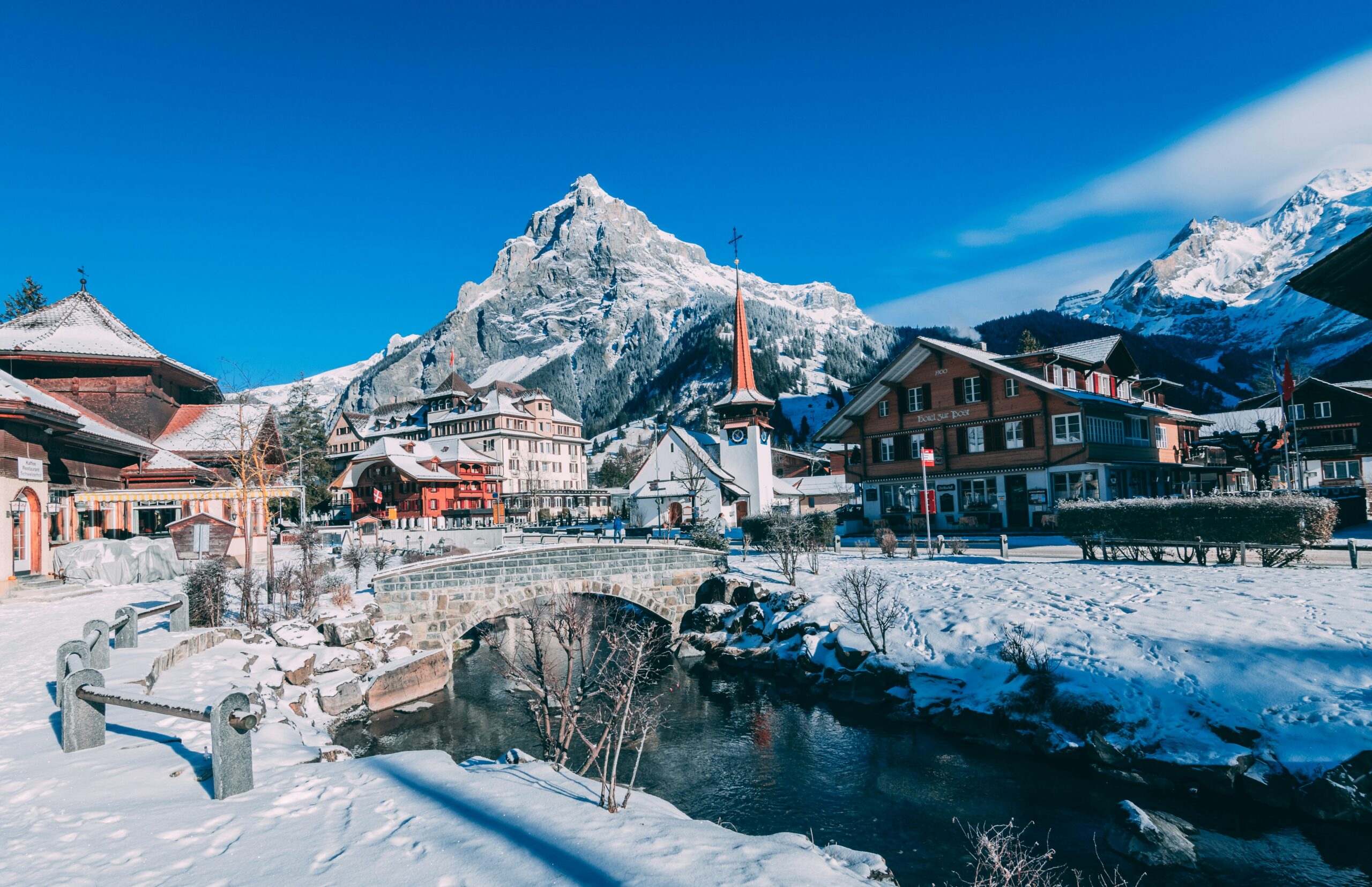 A View of Nature in Kandersteg, Switzerland 