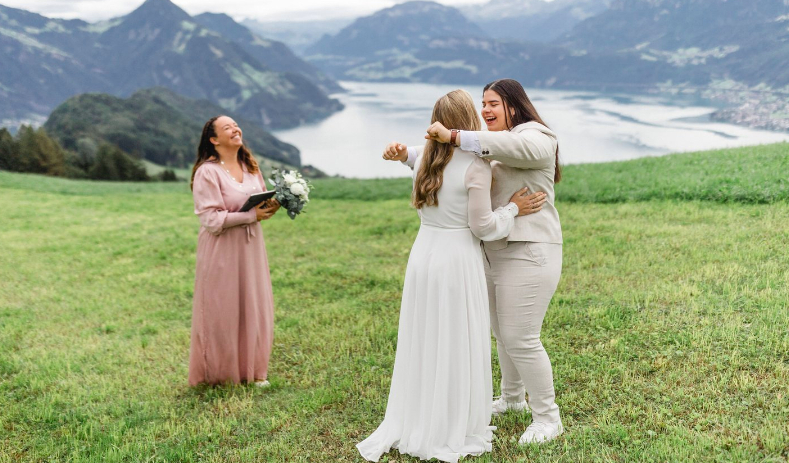 Gay marriage celebration